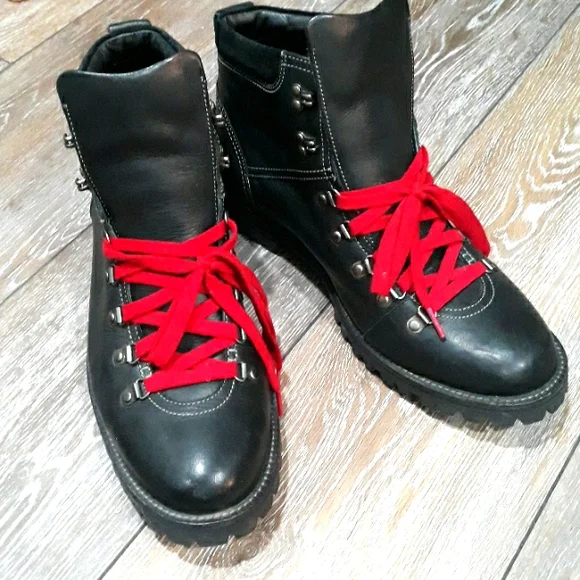Cole Haan  Black with Red Laces Chuckaboot size 10 1/2 Cole Haan M Lace Up Boots for Men for Sale | Shop New & Used  main image 3
